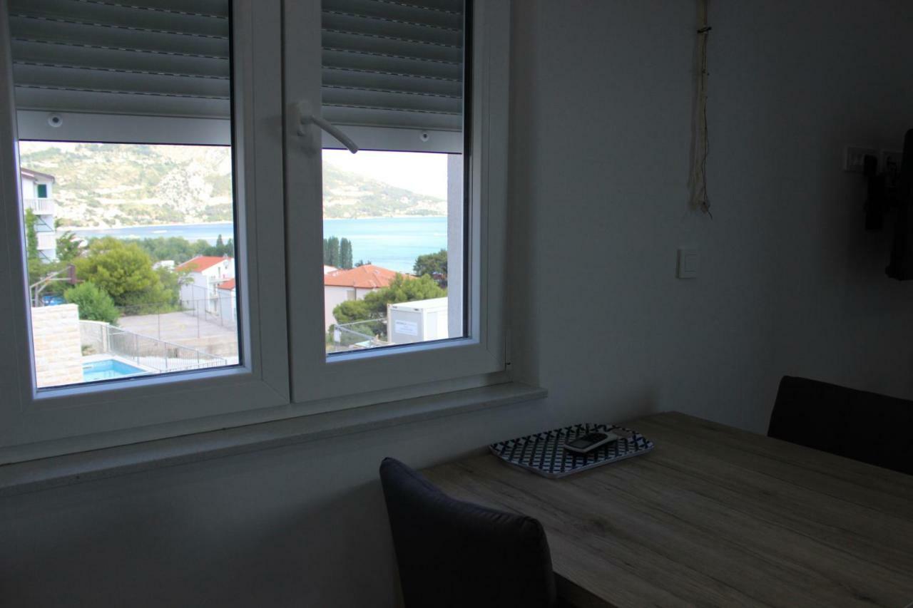 Villa Sara With Sea View And Private Heated Pool Omis Exterior photo
